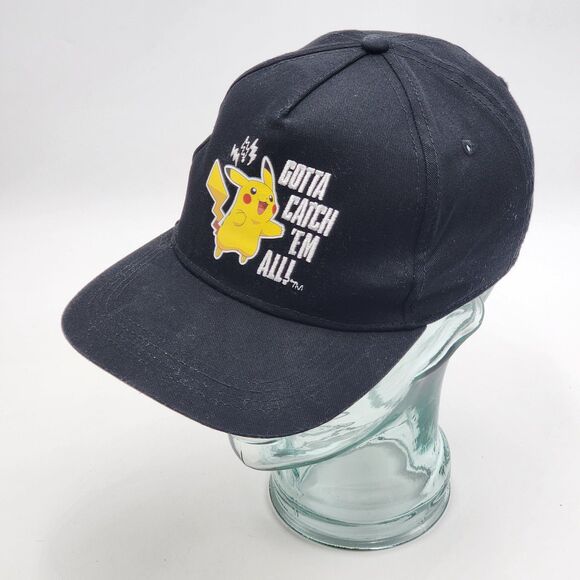 Pokemon Pikachu Gotta Catch Em All Snapback Baseball Hat Cap - Picture 2 of 8